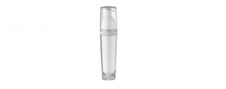 Acrylic Round Lotion Bottle 50ml - HB-50 Metal Planet (Metallized Round Acrylic Cosmetic Packaging)